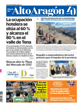 Cover of Diario del Alto Aragón