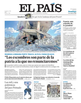Cover of El País (Catalunya)