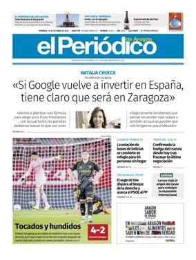 Cover of El Periódico Aragón