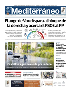 Cover of El Periódico Mediterráneo