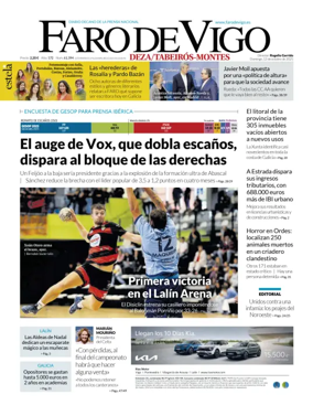 Cover of Faro de Vigo (Deza/Tabeiros-Montes)