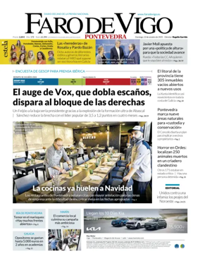 Cover of Faro de Vigo (Pontevedra)