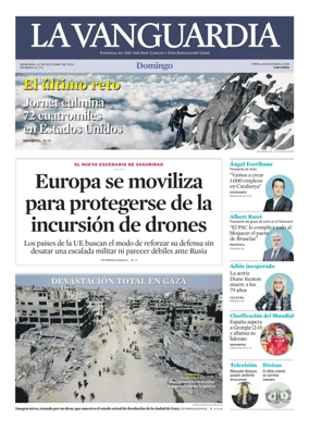 Cover of La Vanguardia