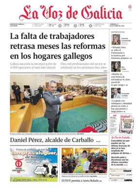 Cover of La Voz de Galicia (Carballo)