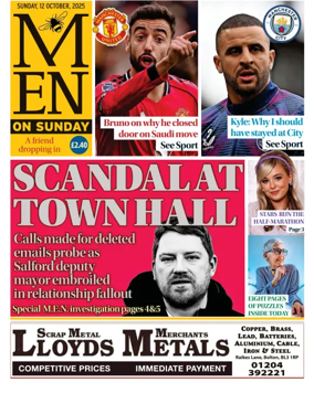 Cover of Manchester Evening News