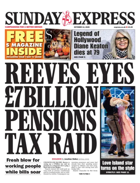 Cover of Sunday Express
