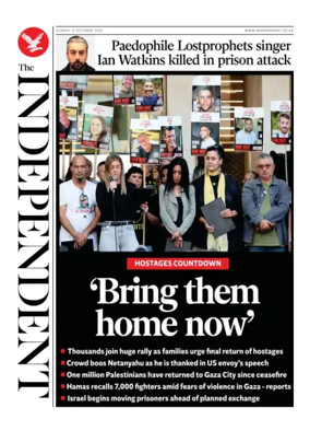 Cover of The Independent