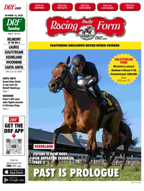 Cover of Daily Racing Form National Digital Edition