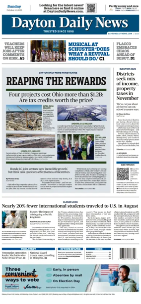 Cover of Dayton Daily News