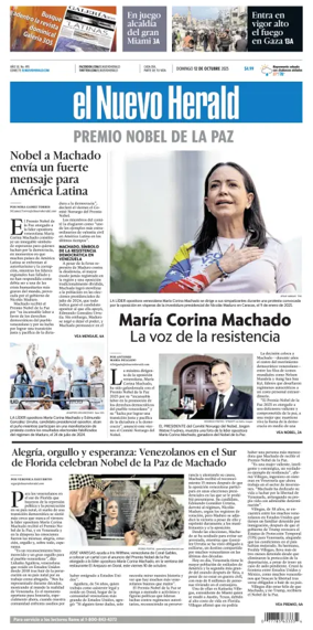 Cover of El Nuevo Herald (Sunday)