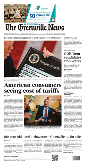 Cover of The Greenville News