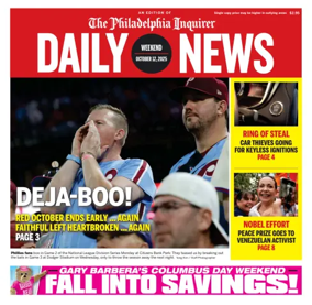 Cover of Philadelphia Daily News