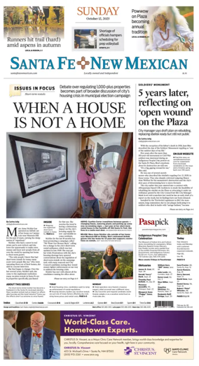 Cover of Santa Fe New Mexican