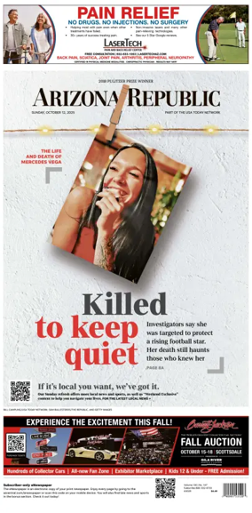 Cover of The Arizona Republic