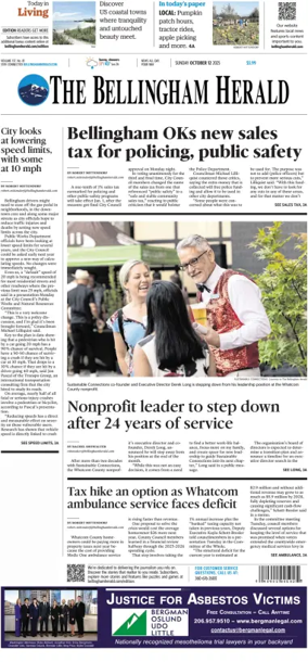 Cover of The Bellingham Herald (Sunday)