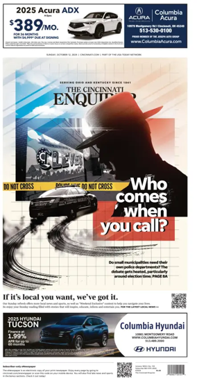 Cover of The Cincinnati Enquirer