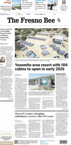 Cover of The Fresno Bee (Sunday)