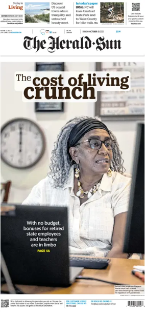 Cover of The Herald-Sun (Sunday)