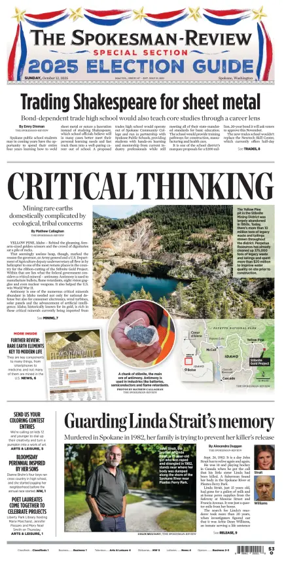 Cover of The Spokesman-Review (Spokane)
