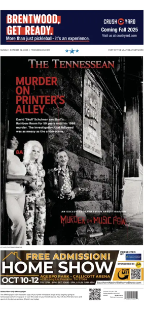 Cover of The Tennessean