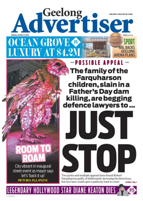 Cover of Geelong Advertiser