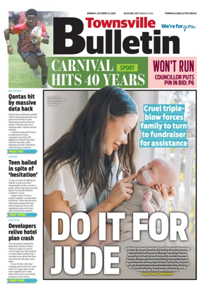 Cover of Townsville Bulletin