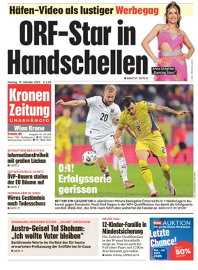 Cover of Kronen Zeitung