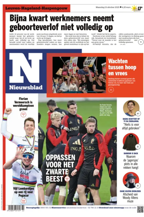 Cover of Het Nieuwsblad