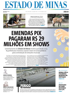 Cover of Estado de Minas (Brazil)