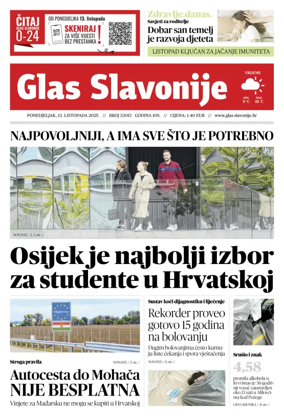Cover of Glas Slavonije