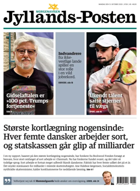 Cover of Jyllands-Posten