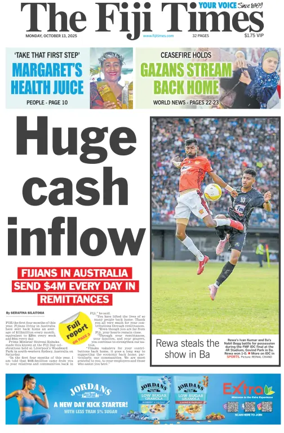 Cover of The Fiji Times