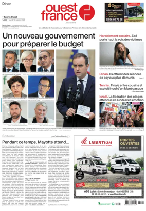 Cover of Ouest France (Dinan)