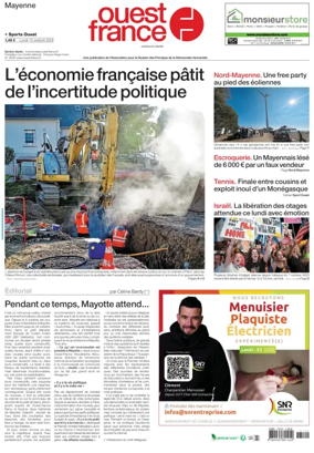 Cover of Ouest France (Laval)