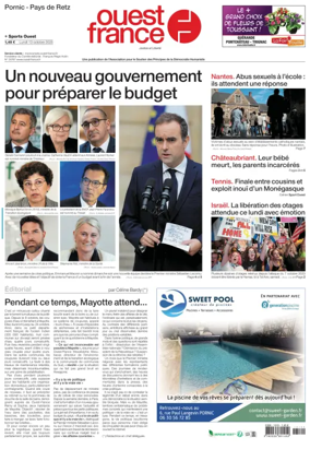 Cover of Ouest France (Pornic / Pays de Retz)