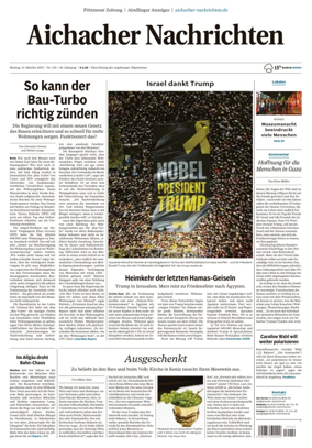 Cover of Aichacher Nachrichten