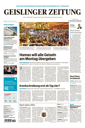 Cover of Geislinger Zeitung