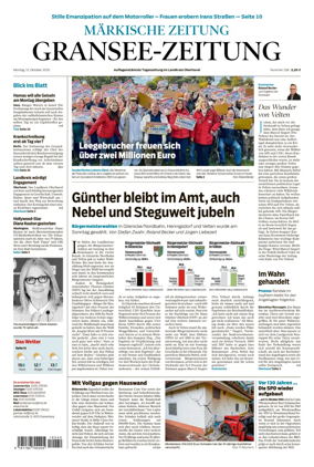 Cover of Gransee-Zeitung