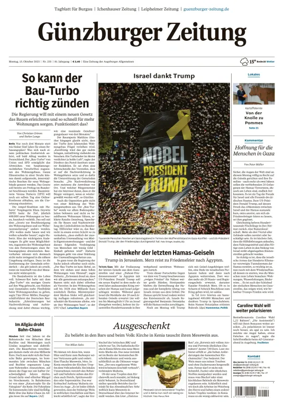 Cover of Guenzburger Zeitung