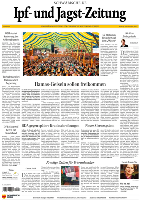 Cover of Ipf- und Jagst-Zeitung
