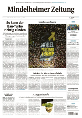 Cover of Mindelheimer Zeitung
