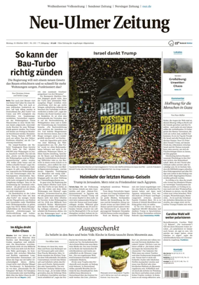 Cover of Neu-Ulmer Zeitung