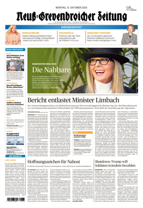 Cover of Neuss-Grevenbroicher Zeitung Neuss
