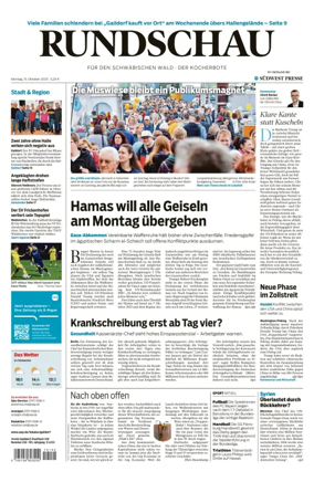 Cover of Rundschau für den Schwäbischen Wald – Der Kocherbote