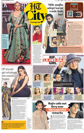 Cover of Hindustan Times (Gurgaon) - City