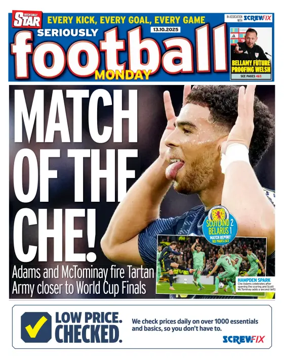 Cover of Irish Daily Star - Fanatic