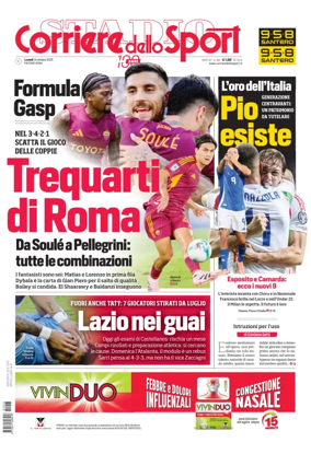 Cover of Corriere dello Sport (Lazio)