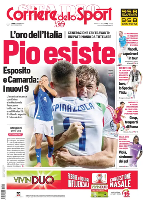 Cover of Corriere dello Sport