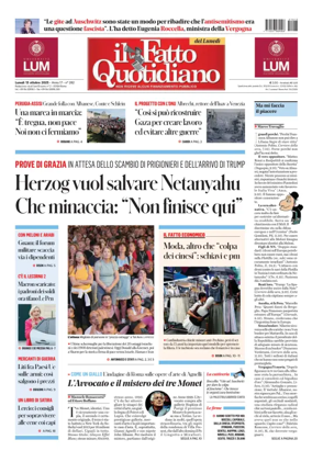 Cover of Il Fatto Quotidiano