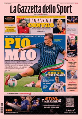 Cover of La Gazzetta dello Sport - Lombardia